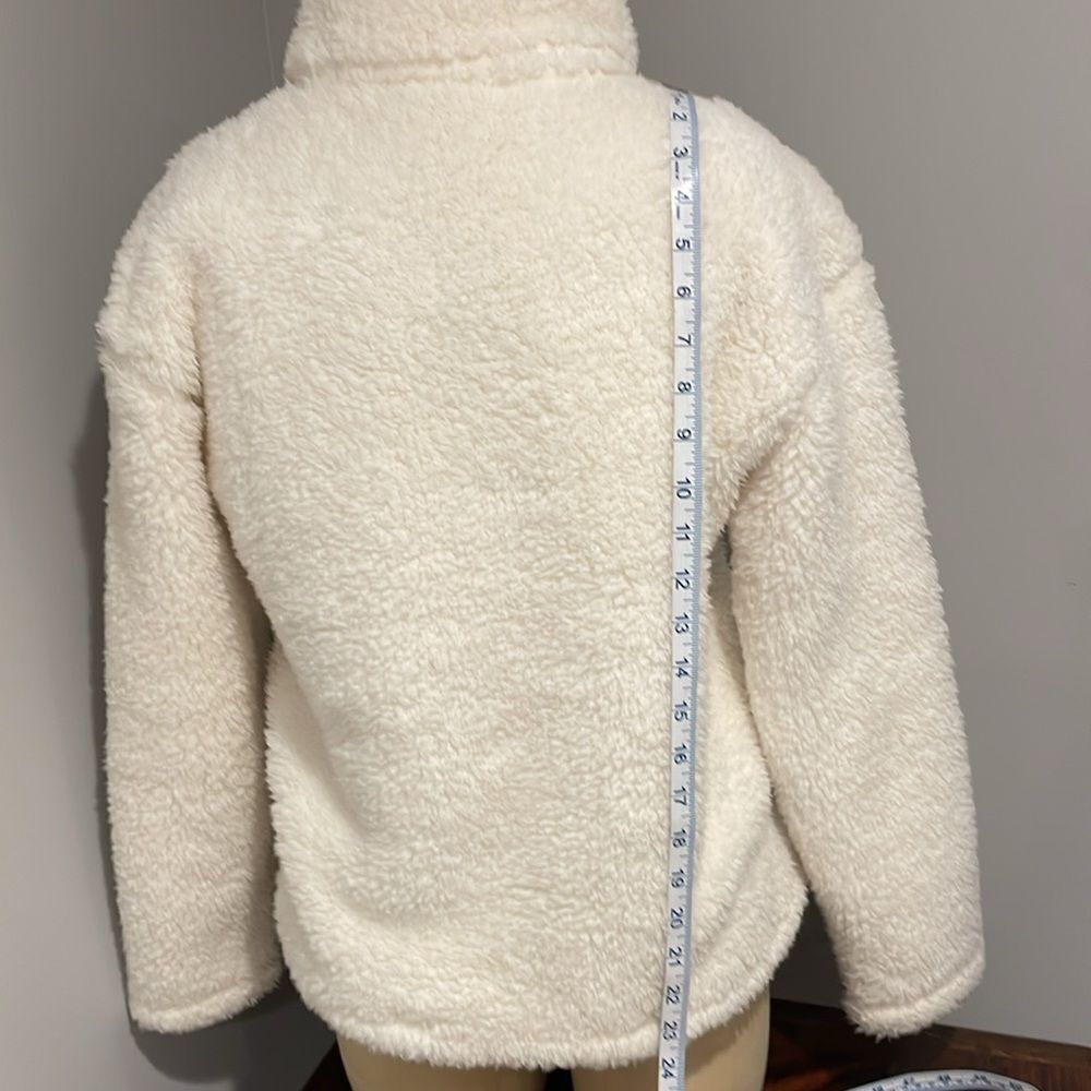 Soma Pullover Long Sleeve 3/4 Zip Sherpa Size S - Picture 7 of 11